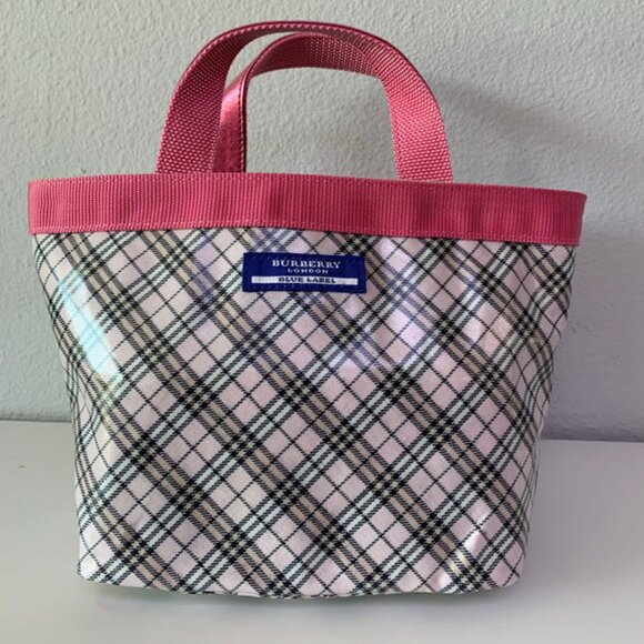 EUC Burberry Blue Label Reversable Mini Tote Bag - Picture 2 of 7
